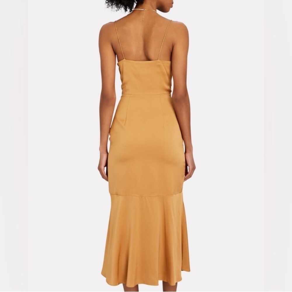 Intermix  Paris Cowl Neck Midi Dress 8 - Picture 8 of 9